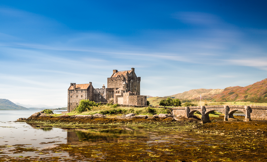 Schottische Highlights gradationskurve